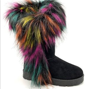 Multi Frozen Tall Boot - Women by Bamboo